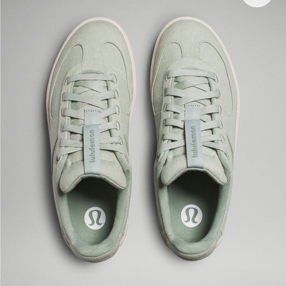 Women’s Lululemon Cityverse Jade Grey Green Natural Ivory Palm Court Sneakers8.5 - Picture 4 of 12